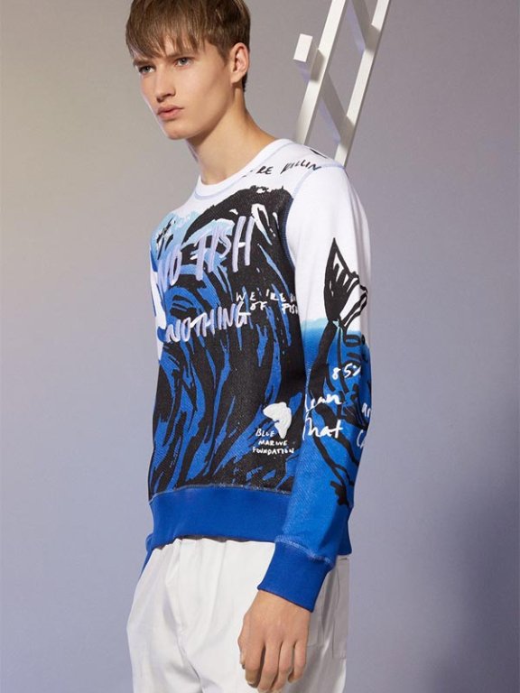 海洋为灵感的时尚设计 KENZO 2014春夏“Fish”系列