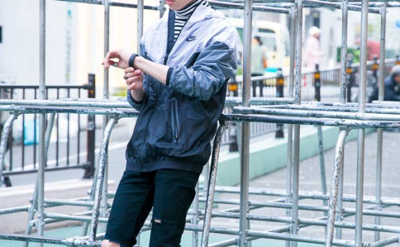 原宿街头达人街拍示范 Nike Sportswear 2014 Tech Pack