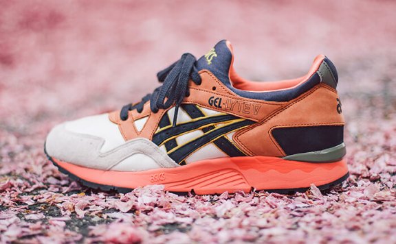 夏日鞋款 亚瑟士 UBIQ x ASICS Gel Lyte V「Midnight Bloom」联名鞋款