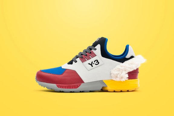 多色块设计 Y-3 2014秋季 ZX Zip 鞋款