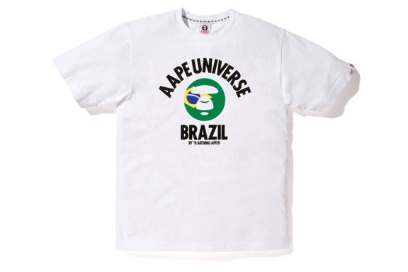 小猿人的世界杯 AAPE by A Bathing Ape 2014 世界杯主题系列单品