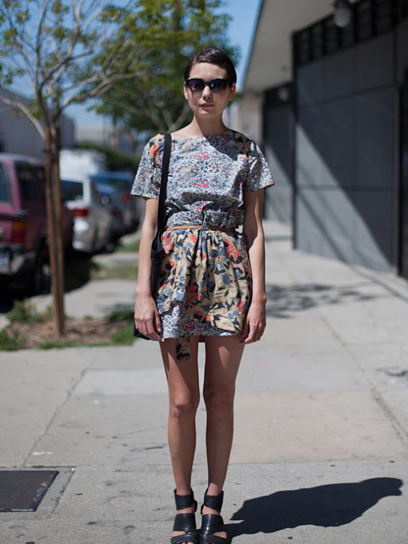 2014年8月洛杉矶潮人街拍 各具特色的时尚主义