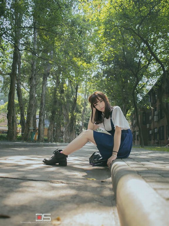 厦门大学邂逅动人清新小美女