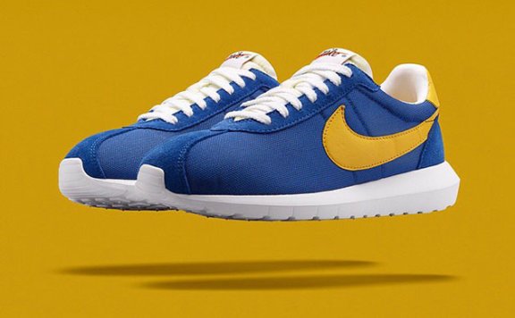 蓝黄复古配色 fragment design x Nike 2014秋季联名鞋款