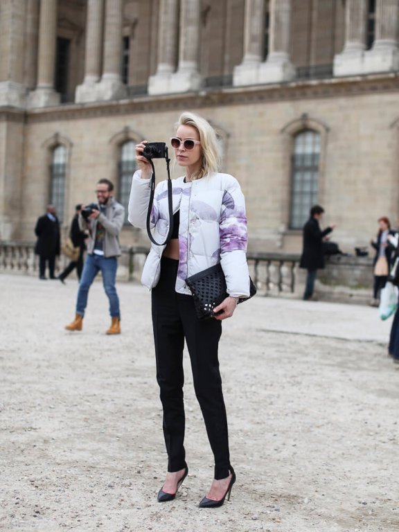 2014年10月29日欧美潮人街拍 看秋冬最新时尚款型