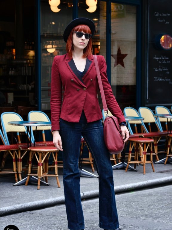 2015年1月法国潮人街拍 看冬季摩登新时尚