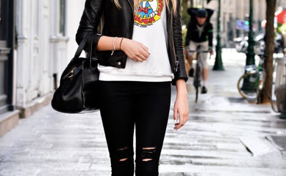 2015年8月巴黎潮人街拍 墨镜中的时尚STYLE