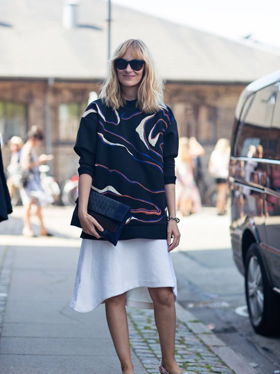 2015年8月下旬欧美街拍 看潮女演绎街头墨镜风