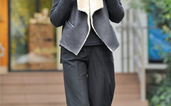 东京街拍 街头阔腿裤N种秋冬搭配法