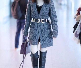 杨幂街拍 刘诗诗迪丽热巴这样穿更潮