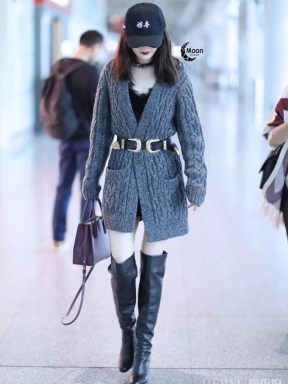 杨幂街拍 刘诗诗迪丽热巴这样穿更潮