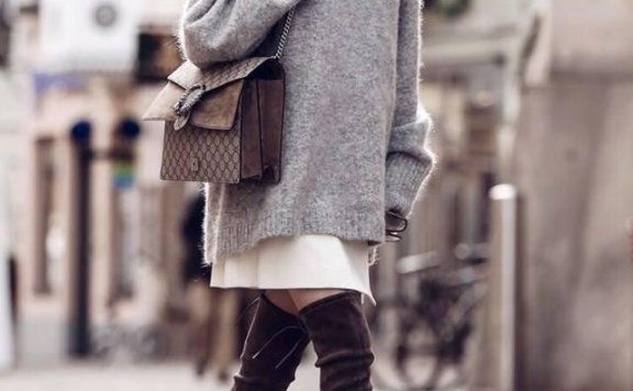 冬天不会穿过膝靴,难怪你腿短!