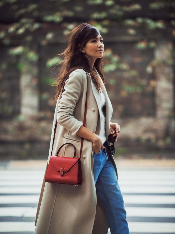 大衣街拍 能正式会休闲,还比风衣暖