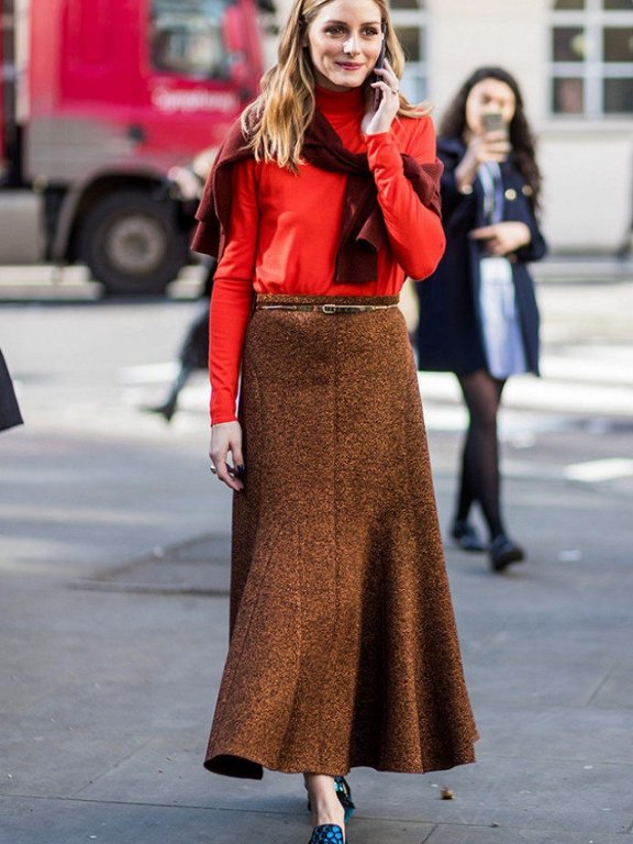 看Olivia Palermo时装周期间混搭时髦街拍