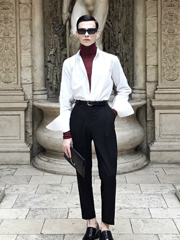 2017年4月欧美潮男街拍 好身材是王道