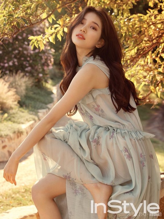 秀智登韩版《InStyle》一月号,坦言曾因「自然美女」的封号感到榜徨