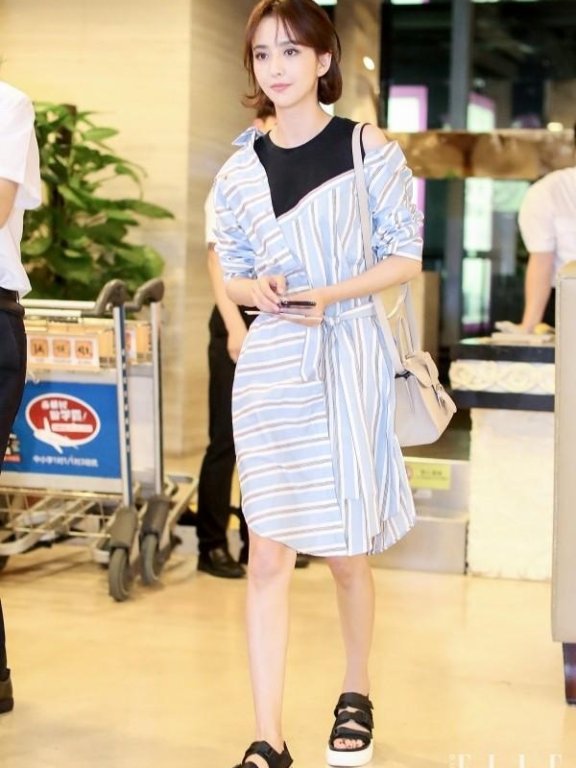 国内明星街拍 流行宽松style!