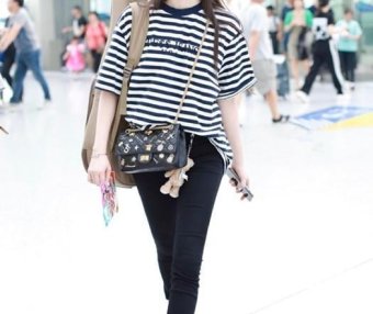 167的欧阳娜娜撞上167的杨幂,终于明白腿直和腿细哪个更重要了