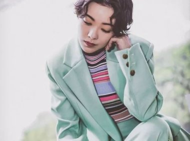 女神郭采洁的新羊毛卷发型也太美了吧~