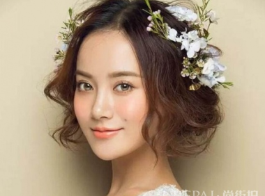 2018最新新娘短发造型图片 这些款式真是太美了