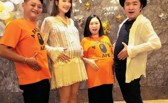 李亚男挺孕肚 为闺蜜苟芸慧助阵当伴娘