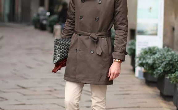 秋天的你可以更帅一点 穿上1件风衣就能变身型男