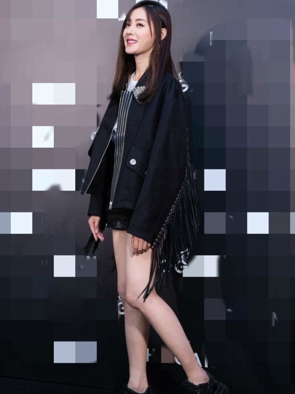 张天爱穿短裤现身,即使只穿双平底鞋,腿还是依然好看