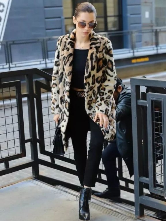 今年秋冬不来件豹纹单品,都不敢说自己懂时髦