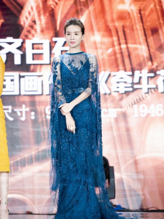 董洁长裙曳地亮相慈善晚宴 秉公益初心为爱助力