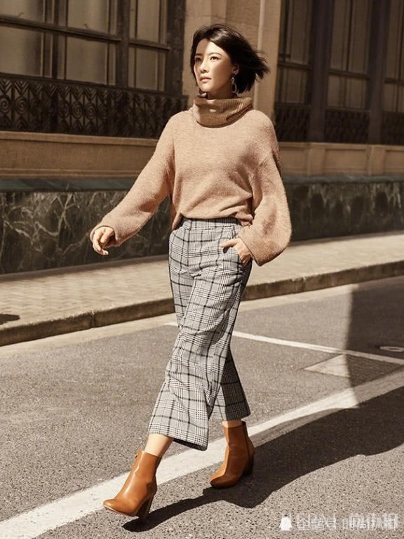 初秋学高圆圆穿,舒适又时尚显瘦