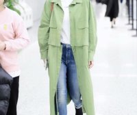 杨紫的薄荷绿外套,真是冬日的一股阳光,清新自然真的美哭了!