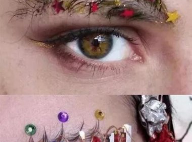 圣诞节画什么妆 这种圣诞眉妆让你美爆朋友圈