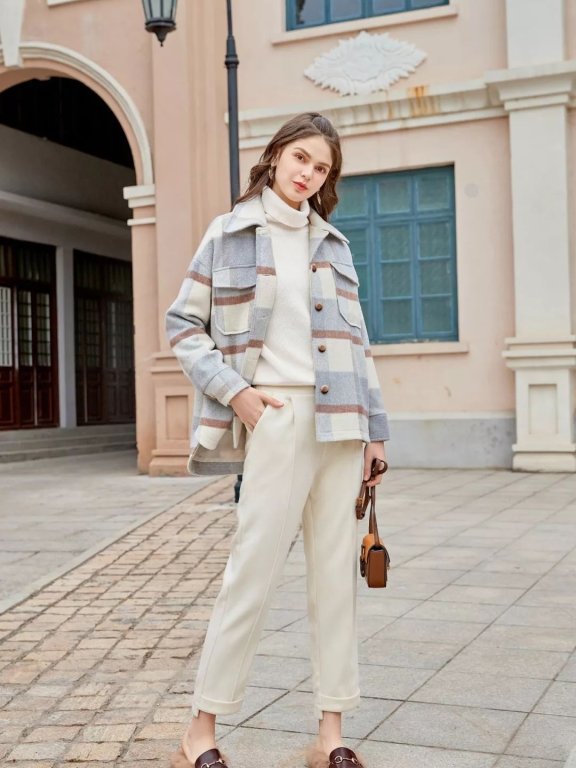 45件秋冬呢大衣,让你巨美巨有气质!