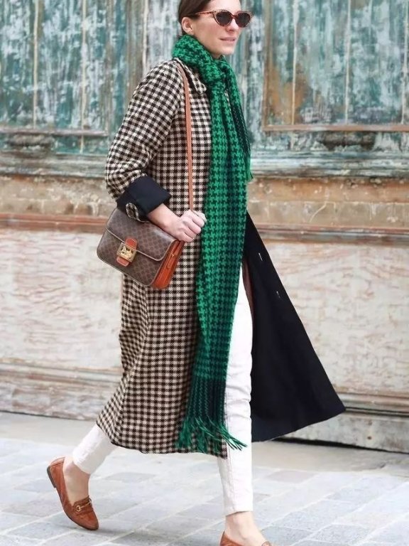 大衣的最流行搭配元素全都在这儿了!