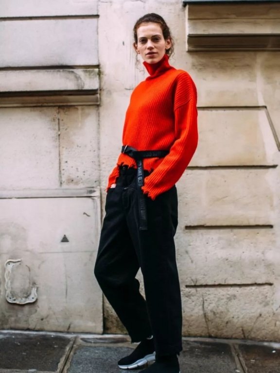 毛衣和阔腿裤怎么穿好看 让街头潮人来告诉你