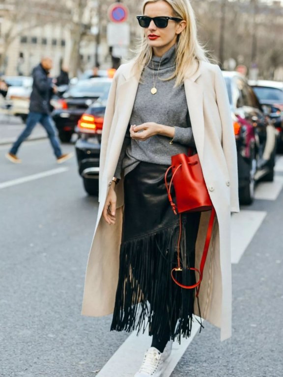 初冬的高领毛衣怎么搭配更时尚?这7套搭配让你路人变明星