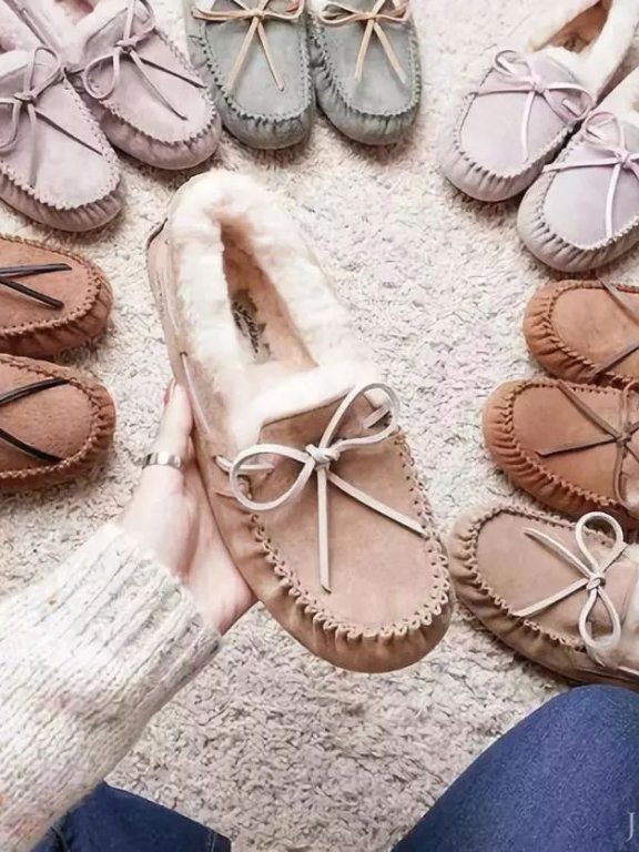 确认过气温!2018冬天是毛毛鞋的天下