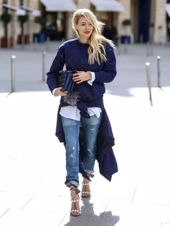 时尚博主示范 即使身高不高也能穿的美美的