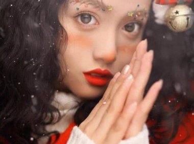 惊艳派对的圣诞梦幻妆容，还怕撩不到男神