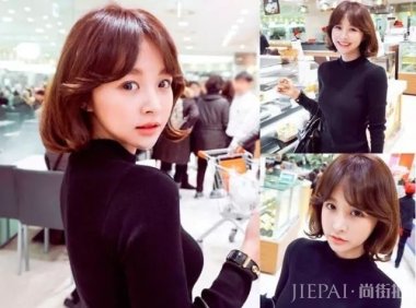 2018很流行“齐肩波波头”短发，时髦的人都换上了