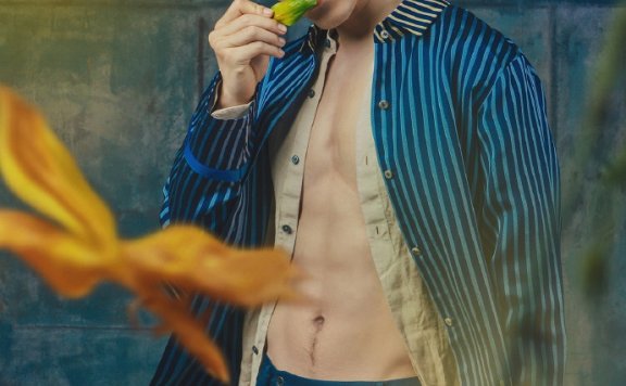 金瀚帅气杂志写真图片
