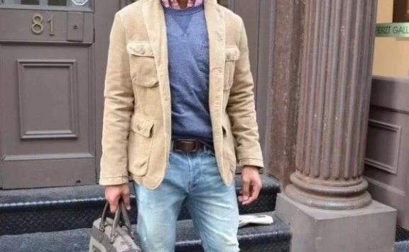 男士灯芯绒+外套搭配 穿好它很容易