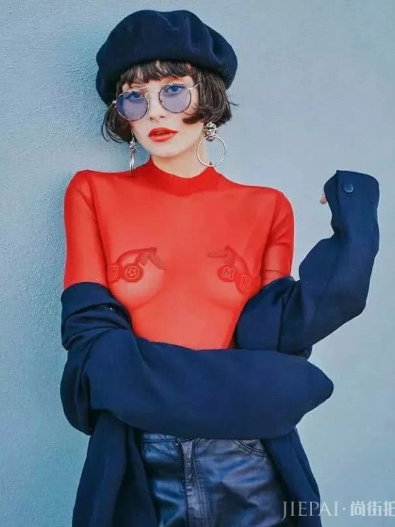 像从老电影中走出来的博主,她的时髦穿搭原来全靠这4点