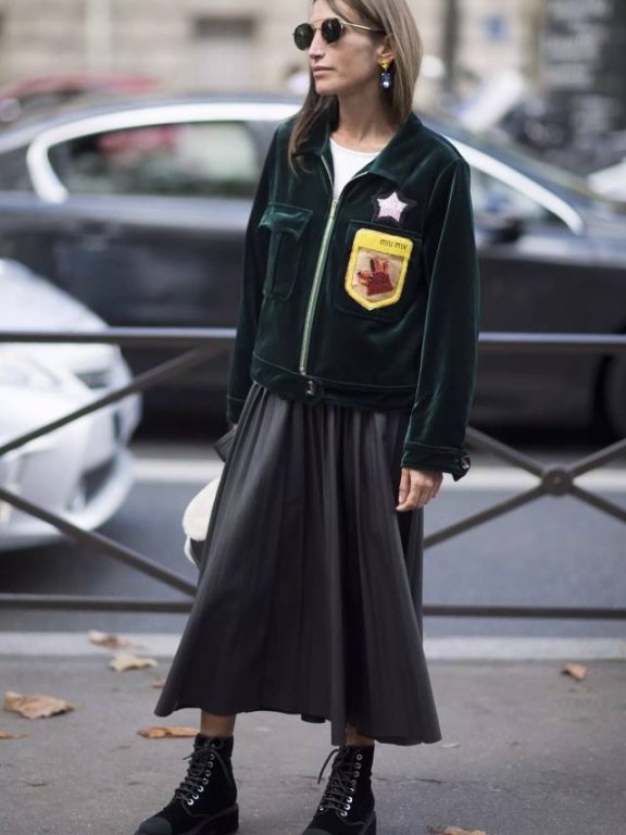 大衣+雪纺是冬天不能错过的LOOK!
