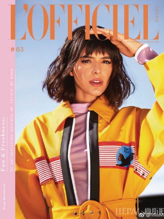 MiuMiu2019早春系列,出镜《L‘Officiel》巴西版