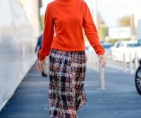 冬季如何穿?看时尚潮人只靠呢子裙装,优雅又时尚