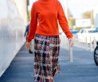 冬季如何穿?看时尚潮人只靠呢子裙装,优雅又时尚