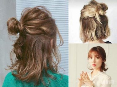 2019流行迷人“丸子烫”发型,方便打理,美太多了!