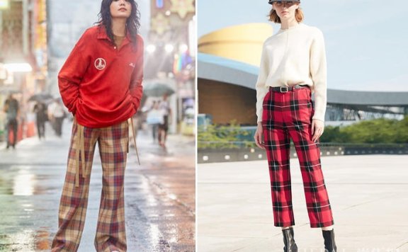 随着复古风的回潮,格纹元素也乘着这股潮流成功翻红