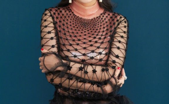 微博之夜,杨幂高定礼服惊艳众人